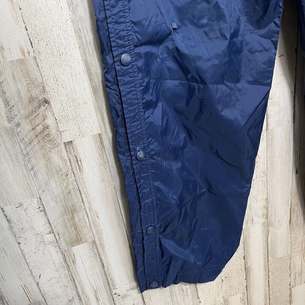 Vintage Y2K Nike Navy Blue Button Breakaway Tear Away Windbreaker Pants Mens L - Picture 6 of 8